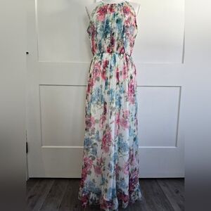 Lovely Grace Floral Sleeveless Dress
